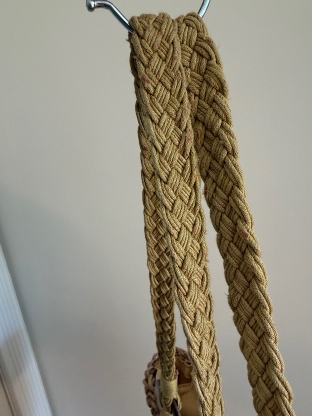 Cappelli Multicolor Straw Tote Bag - Vintage Boho Beach/Market Bag - Picture 4 of 9